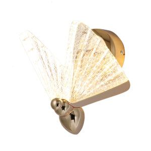 00019663 08444,33 Бра Баттерфляй золото Led 6W