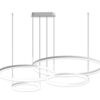 00019687 08204,01PA(4000K) Люстра димм. Тор белый Led 174W