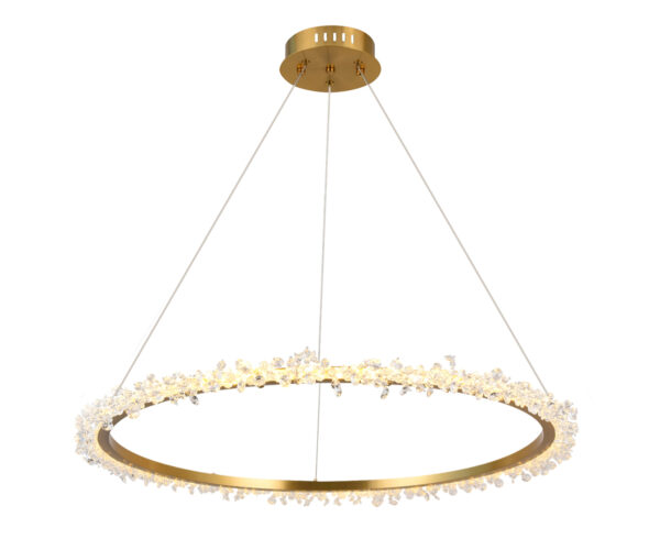 00019831 08454-80,36 Подвес ЛаураЛюкс латунь Led 49W