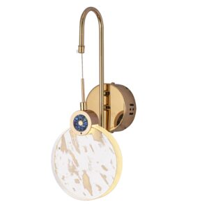 00021573 07857,33 Бра Викси золото Led 3W (3000K)
