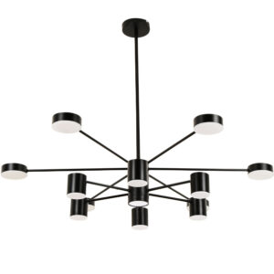 00022060 07649-13D,19 Люстра димм.Мекли черный Led 180W