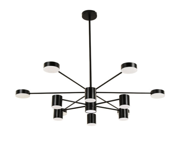 00022060 07649-13D,19 Люстра димм.Мекли черный Led 180W