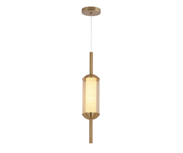 L 07525-1A,36 Подвес Акари латунь Led 10W
