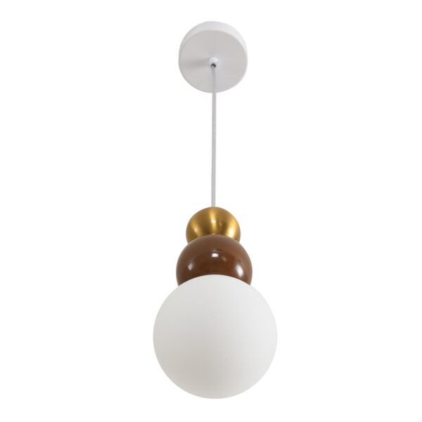 8257/1 SUSPENTIONI LN26 000 золото/коричнеый/белый, металл/стекло Подвес G9 1*20W 220V BONBONES