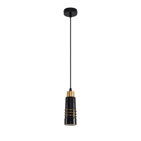 002dec8c55c0db99fe9ca05fe4977ed0 8361/1A MODERNI LN26 523 золото/черный металл/керамика Подвес E27 60W 220V LILO