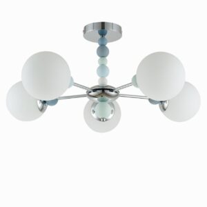 01264c4ecb82d140c6501eab91a42955 6525/5C MODERNI LN26 358 хром Люстра потолочная E14 5*40W 220V SUNDAY