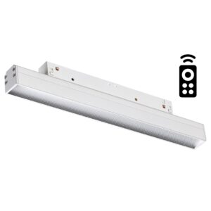 01d509b243fed9fc2ffb018b0806746b 358617 SHINO NT21 064 белый Трековый низковольтный св-к диммируемый с ДУ, со сменой цв.температуры IP20 LED 3000~6500К 12W 48V FLUM