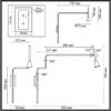 023c6a4a726425e98493cff2a6610360 7031/1W HIGHTECH ODL25 271 Настенный светильник с выкл. черный/металл IP20 GU10 LED 10W 220V IZZY