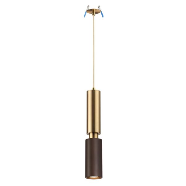 7062/1A MINIMA ODL25 217 Подвесной светильник темное дерево/металл IP20 GU10 LED 7W 220V CAUCHO