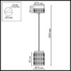 03fb5b94c6debe9f6fc5aa80f9d1a83b 5453/5L L-VISION ODL_EX26 011 светлая бронза/бежевый/металл/керамика/акрил Подвес LED 5W 3000K LULU