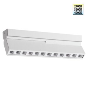 04ecdd8a95a2405d19124a4ce2f93790 359763 OVER NT25 396 белый Светильник накладной с перекл. цв. температуры IP20 LED 12W 180-265V 2700К/3200К/4000К EOS