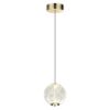 5008/5LA L-VISION ODL24 567 золотой/металл/акрил Подвес LED 5W 4000K 390лм CRYSTAL
