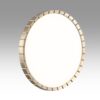 05ead9aed4a98b5c7f614ab6947f9466 7648/ELN PALE SN 142 Светильник пластик/белый/золотой LED 76Вт 3000/4000/6000К D486 IP43 CCT ATABI GOLD