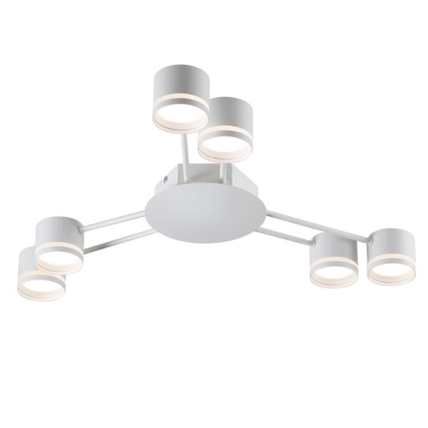 066091a231aa33b0f785fad7ca7ab231 8235/6C COMFI LN26 242 белый, металл Люстра потолочная LED GX53 6*12W 220V GARETA