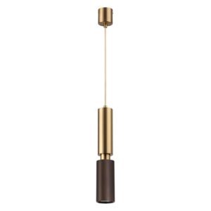 06a2c18c4566a0cc0dbf2a2d4c42d5a6 7062/1A MINIMA ODL25 217 Подвесной светильник темное дерево/металл IP20 GU10 LED 7W 220V CAUCHO