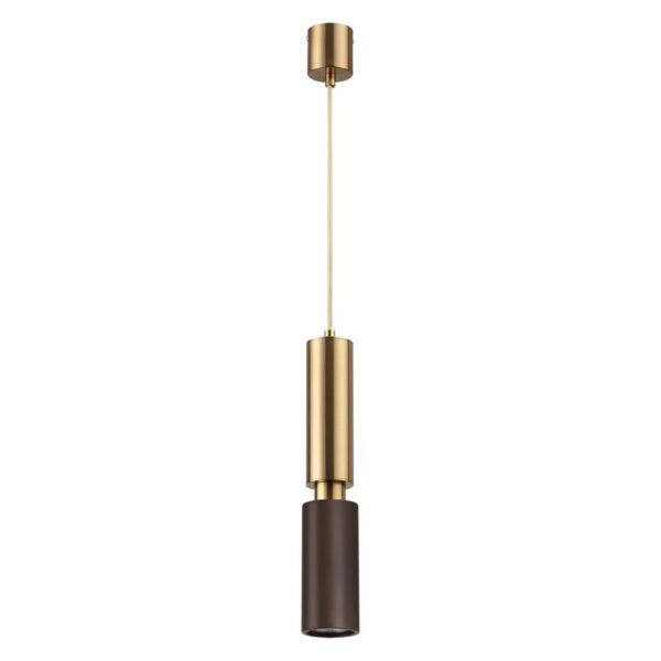 7062/1A MINIMA ODL25 217 Подвесной светильник темное дерево/металл IP20 GU10 LED 7W 220V CAUCHO