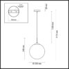 0736cea27046c2601282e9d3841391b0 6510/1 SUSPENTIONI LN26 409 чёрный Подвес E27 1*60W 220V SUMMER