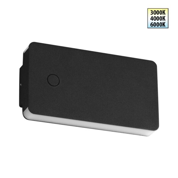 07b910afde3560b7441e67946af7a93e 359590 STREET NT25 000 черный Светильник ландшафтный с переключ. цв. температуры IP54 LED 10W 100-240V 3000К4000К6000К STRAIT