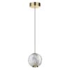 5008/5LA L-VISION ODL24 567 золотой/металл/акрил Подвес LED 5W 4000K 390лм CRYSTAL