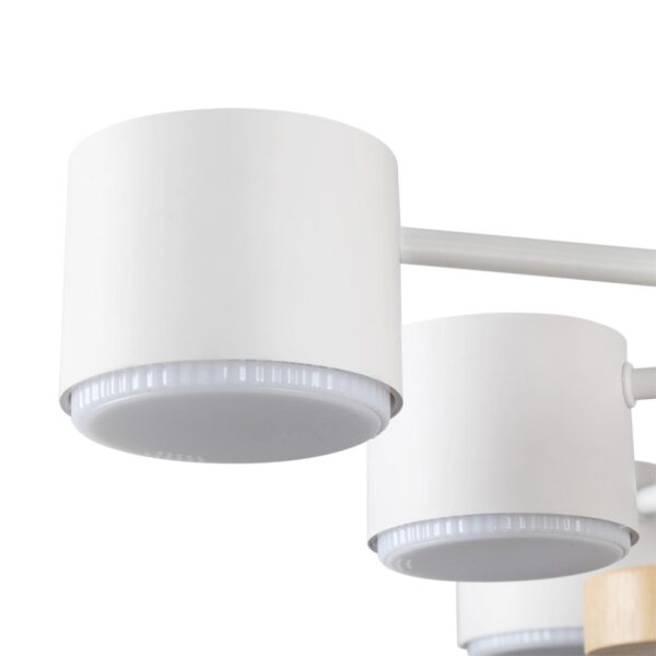 0842d6d2540bbc92a96c1764fef6a071 8196/10C COMFI LN26 336 белый, металл/дерево/пластик Потолочный светильник LED GX53 10*9W 220V RONDO