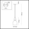 0969ce52a38206a423538ea6c135554c 4589/1B SUSPENTIONI LN26 146 золотой Подвес E27 60W 220V GILLIAN