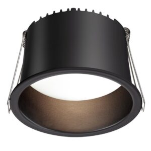 09cc180d31832234ba7bfb23e1956e9c 359237 SPOT NT23 472 черный Светильник встраиваемый светодиодный IP20 LED 12W 220V 840Лм 3000К TRAN