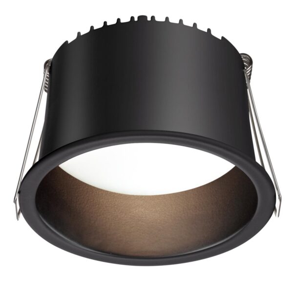 359237 SPOT NT23 472 черный Светильник встраиваемый светодиодный IP20 LED 12W 220V 840Лм 3000К TRAN