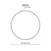 0b6db0339c98bf5198df2c4bd69e7671 2051/DLN PALE SN 211 Светильник пластик/белый/хром LED 48Вт 3000/4000/6000K D410 IP43 CCT LEKA