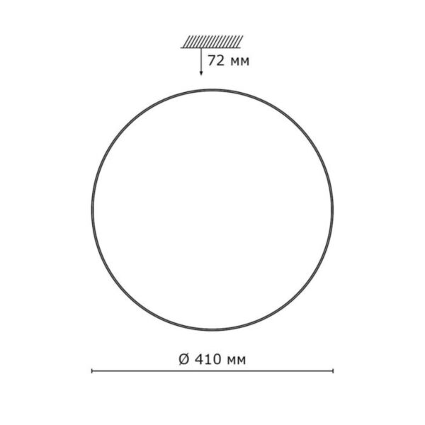 0b6db0339c98bf5198df2c4bd69e7671 2051/DLN PALE SN 211 Светильник пластик/белый/хром LED 48Вт 3000/4000/6000K D410 IP43 CCT LEKA