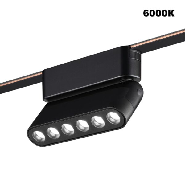 0bcd6645aa0fa8b870e5cde81062a329 359464 SHINO NT24 100 черный Трековый смарт-светильник для низковольтного шинопровода с двумя режимами работы IP20 LED 6W 24V 3000-6000K EASY