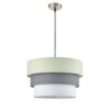 0d2aa114ec0c3bd4ab549e644fdf9950 8039/3 MODERNI LN26 187 никель/мятный/серый/белый, металл/текстиль Подвесной светильник Е27 3*60W 220V ILAIDA