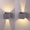 358004 STREET NT19 744 темно-серый Ландшафтный светильник IP54 LED 3000К 2*3W 85-265V KAIMAS