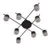 8362/8C COMFI LN 000 черный, металл/акрил Светильник потолочный GX53 LED 8*7W 220V BERTY