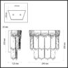 11f5d5b3858d17244f725c42d3a94911 5091/20WL L-VISION ODL25 555 золотой/прозрачный/стекло Бра LED 20W 3700K 1506Лм CLEO