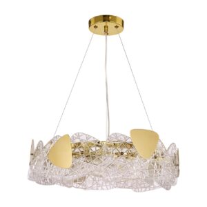 120ba07e3df3be5e1ddea058a973ffd0 6582/6 NEOCLASSI LN26 196 золотой/прозрачный, золотой металл/стекло, металл Люстра подвесная E14 6*40W 220V QUEENY