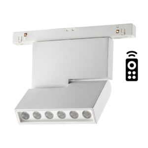 121f7c78202ceed711fd786df7d3b225 358627 SHINO NT21 065 белый Трековый низковольтный св-к диммируемый с ДУ, со сменой цв.температуры IP20 LED 3000~6500К 12W 48V FLUM