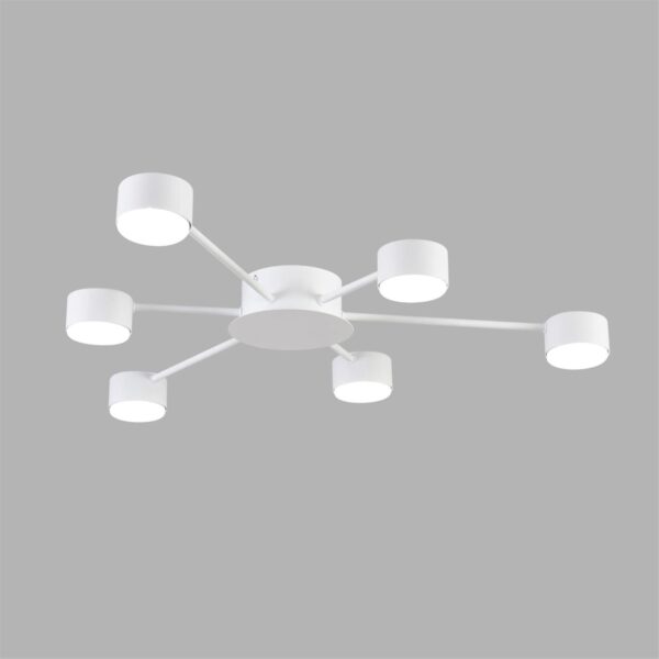 1333d99027638d92b30f49c64e93f317 8343/6C COMFI LN26 252 белый, металл Люстра GX53 LED 6*7W 220V TORINA