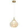 1525c296666d1e02fbfeffbcb2be2035 5097/4L PENDANT ODL25 363 античн.бронза/янтарный/металл/стекло Подвес LED 4W 4000K 388Лм VASO
