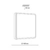 1532a848bf6bd1b3a817baaf72715179 7608/EL PALE SN 000 Светильник пластик/беж. под дер. LED 72Вт 3000-6300K 480x480 IP43 пульт ДУ MERTO