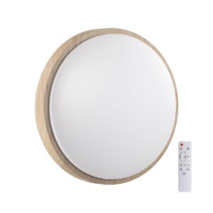 15f8f2be7de31c662c516694a852ec83 7607/EL PALE SN 170 Светильник пластик/бежевый под дер. LED 72Вт 3000-6300K D500 IP43 пульт ДУ LOSTA