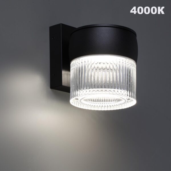 176ac64c70dd9e6d578d1cc85056fd32 359717 STREET NT25 718 черный Светильник ландшафтный с переключателем цв. температуры IP65 LED 8W 100-240V 2700К/3200К/4000К ESTIMA
