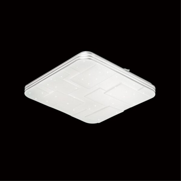 1895839fdd8f542900c7ce4d6041c3ab 2085/DLN PALE SN 103 Светильник пластик/белый LED 48Вт 3000/4000/6000K 410х410 IP43 CCT NORES