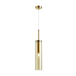 18b9efe60c77afd86dc88897568bd02e 4693/1 PENDANT ODL20 000 золотой/янтарный Подвес E14 1*40W KLUM