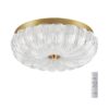 18c9ef5deed040cb2fdbee34c565f277 7719/36L PIKO LED SN 567 Светильник металл/стекло/прозрачный/золотой LED 36Вт 3000-6500K D300 IP20 пульт ДУ TESORO