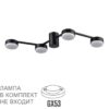 19fa51e5eeced6dfd8edc9df46b0218d 8187/4C COMFI LN26 249 черный, металл Люстра потолочная LED GX53 4*7W 220V SANATA