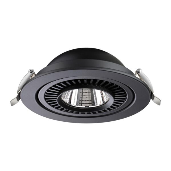 1a50f780c0c6a0c7a010b98577d2c4d4 358818 SPOT NT21 466 черный Светильник встраиваемый светодиодный IP20 LED 18W 1600Лм 4000K 220V GESSO