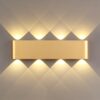 3893/8WL HIGHTECH ODL20 000 золотистый/металл Настенный светильник LED 3000K 8W 220V MAGNUM