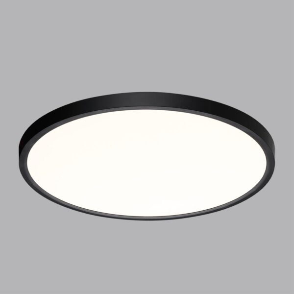 7660/40L MITRA LED SN 554 Светильник пластик/белый/черный LED 40Вт 3000/4000K D495 IP40 ALFA BLACK