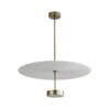 1cb1692fedb0e2320044d70eb6ba1cbf 7035/20CL L-VISION ODL25 189 Потолочный светильник металл/фетр/акрил/бронза/белый/серый IP20 1*20W 3000K 220V FELT