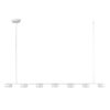 8265/7 COMFI LN26 234 металл, белый Светильник подвесной GX53 LED 7*7W 220V TORINA